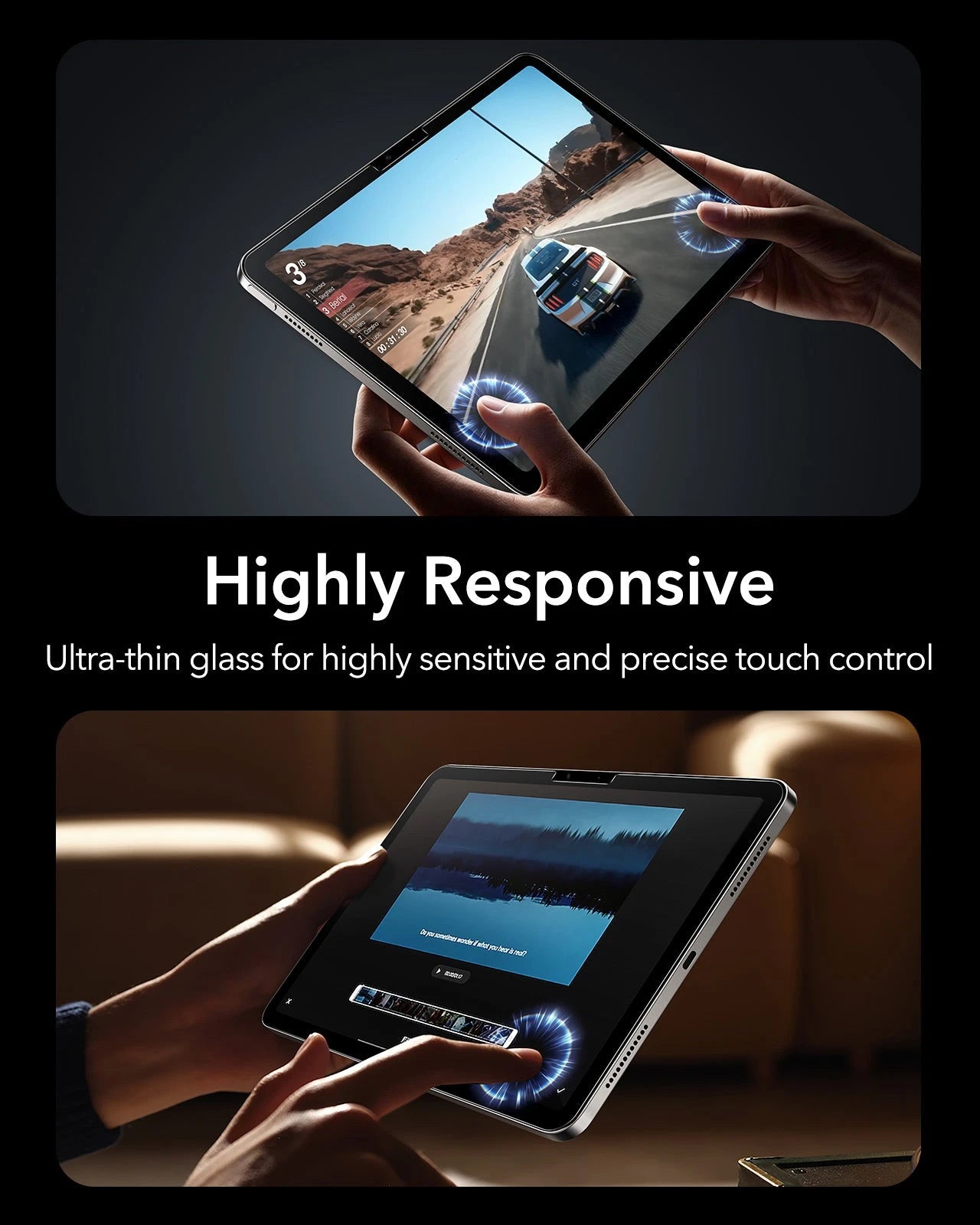 iPad Air 13" (M4) 2026 UltraFit Armorite®  Screen Protector - 2 Pack ESR ESR