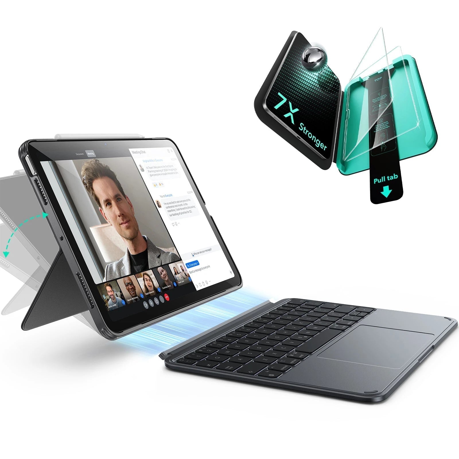 iPad Air 13 (M4) Bluetooth Keyboard With Cases | ESR Best Protection