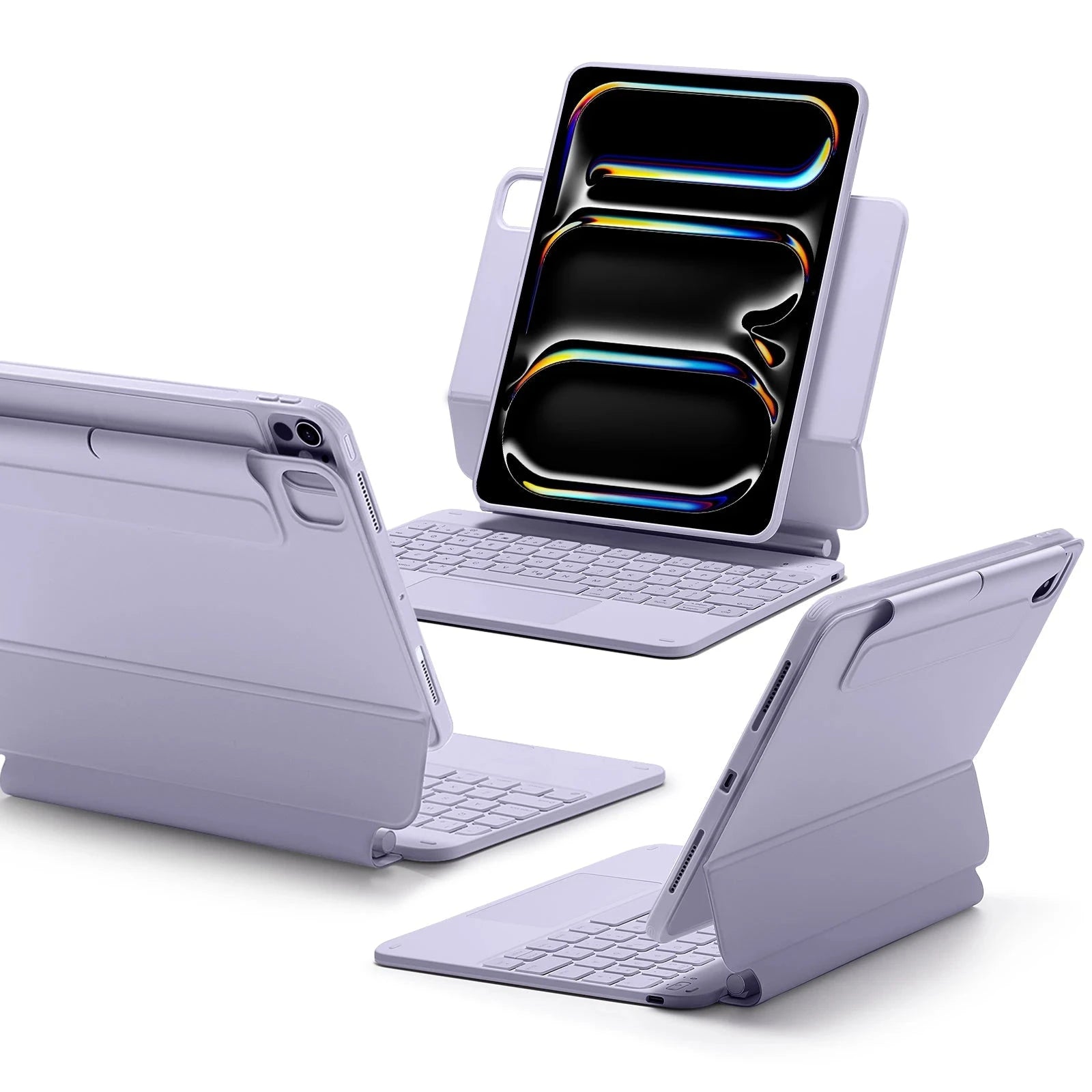 iPad Pro 11” (2025) Rebound Magnetic Keyboard Case 360 - US Layout-Purple ESR ESR
