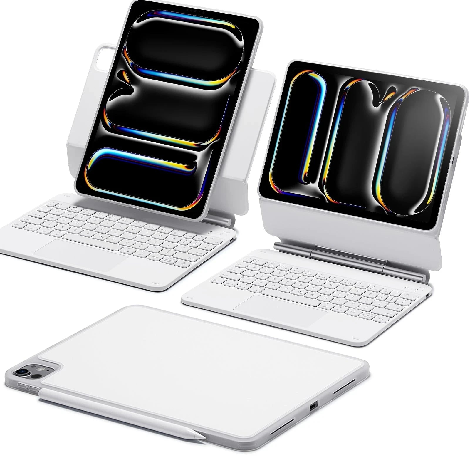 iPad Pro 11” (2025) Rebound Magnetic Keyboard Case 360 - US Layout-White ESR ESR