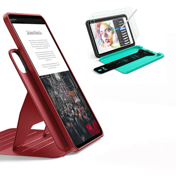 iPad Pro 11" (2025) Bundle Shift Magnetic Case & Armorite® Paper-Feel Protection - Red ESR ESR