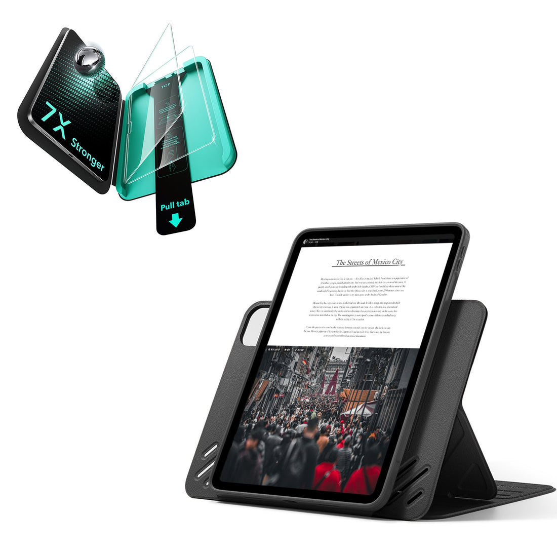 iPad Pro 11" (2025) Bundle Shift Magnetic Case & Armorite® Protection - Black ESR ESR