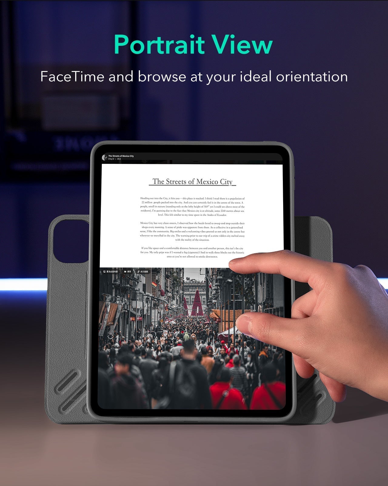 iPad Pro 11" (2025) Bundle Shift Magnetic Case & Armorite® Paper-Feel Protection - Gray ESR ESR