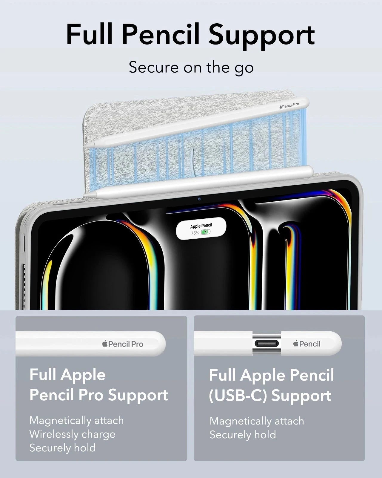 iPad Pro 11ʺ (2025) Rebound Hybrid Case 360 - Brilliant White ESR ESR