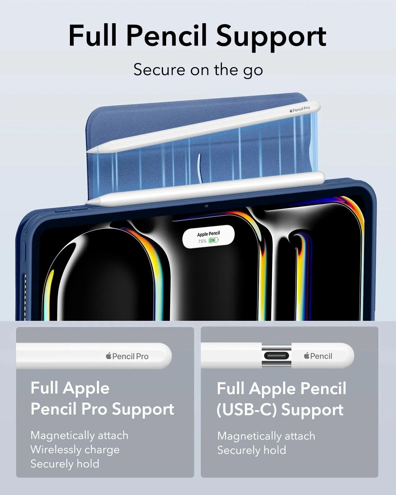 iPad Pro 11ʺ (2025) Rebound Hybrid Case 360 - Navy Blue ESR ESR