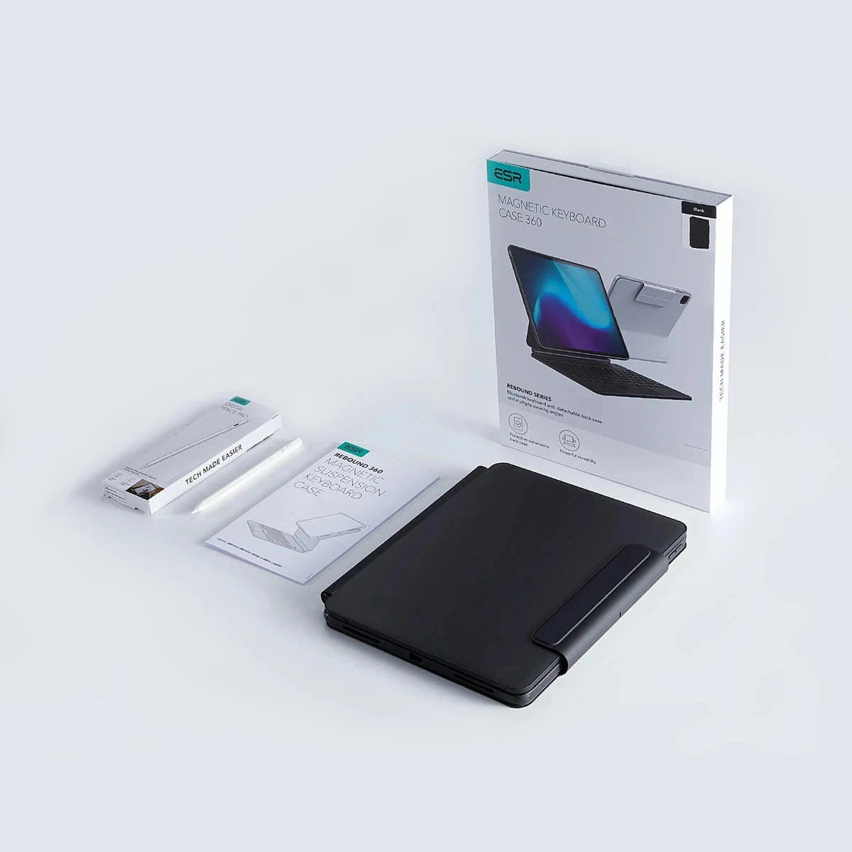 iPad Pro 11ʺ (2024) Rebound Magnetic Keyboard Case 360 Pencil Bundle - ESR