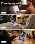 iPad Pro 11ʺ (2025) Bundle Rebound Magnetic Keyboard Case 360 & Armorite Screen Protectors - US Layout-Purple ESR ESR