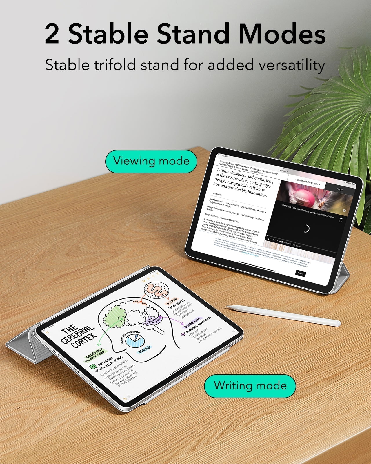 iPad Pro 11" (2025) Rebound Magnetic Case - Grey ESR ESR