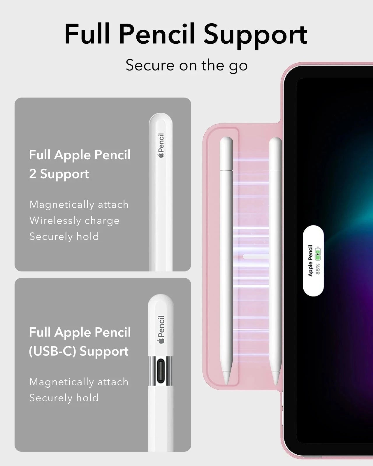 iPad Pro 11" (2025) Rebound Magnetic Case - Pink ESR ESR