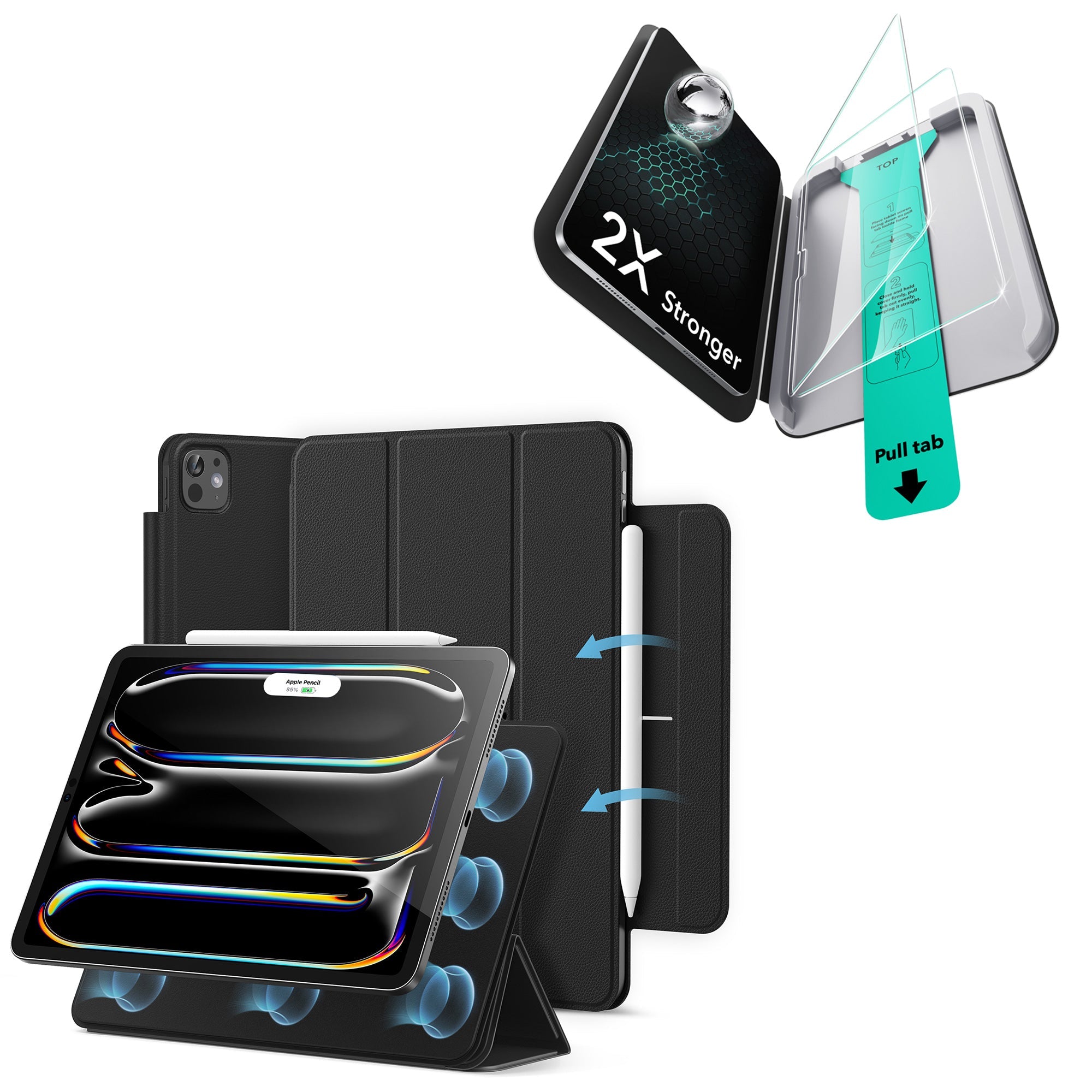 iPad Pro 11 (M5,8th Gen) Protective Cases Durable ESR Protection