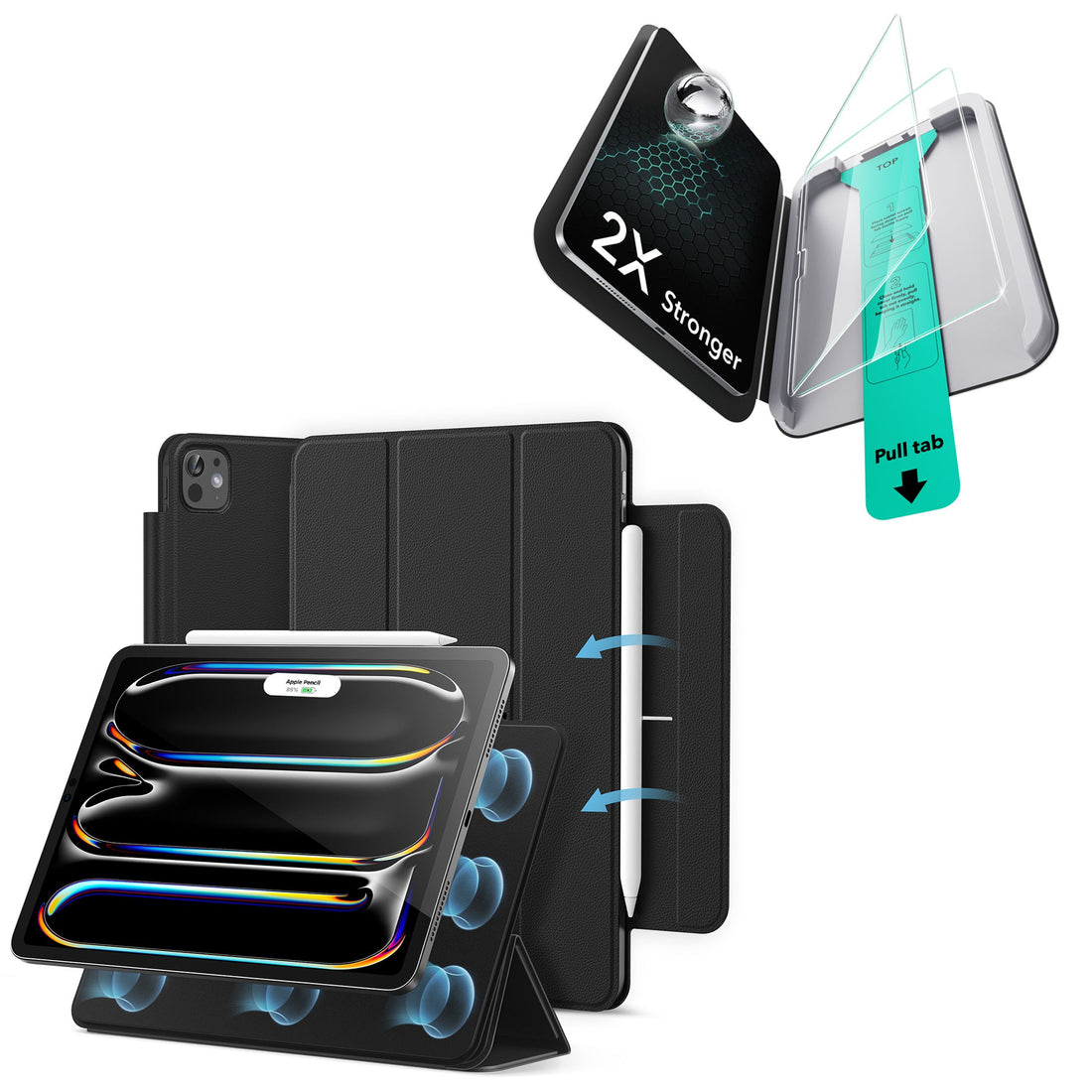 iPad Pro 11ʺ (2025) Rebound Protection Bundle - Black ESR ESR