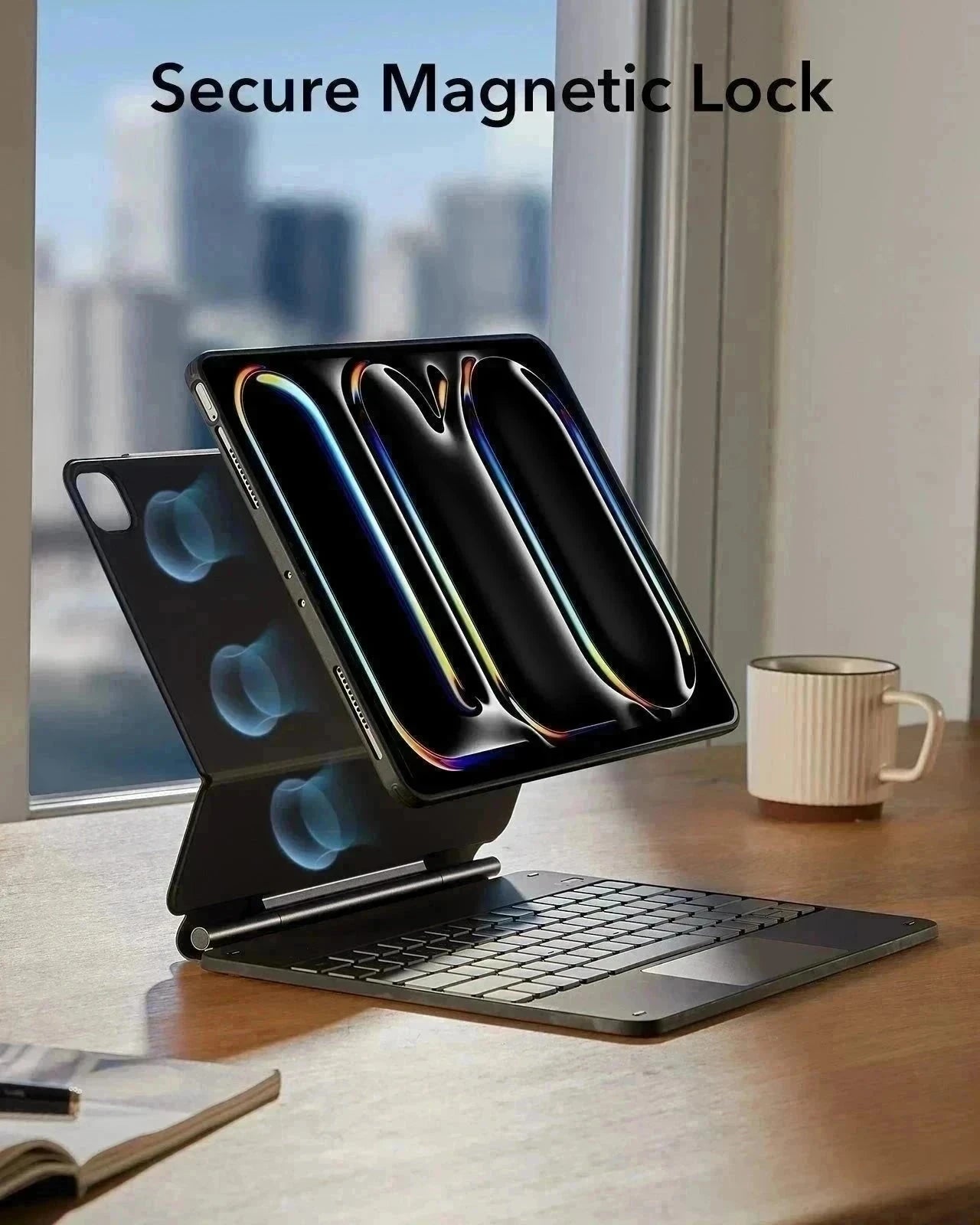 Black iPad Pro 11(M5) Drawing Bundle: Keyboard ,Protectors