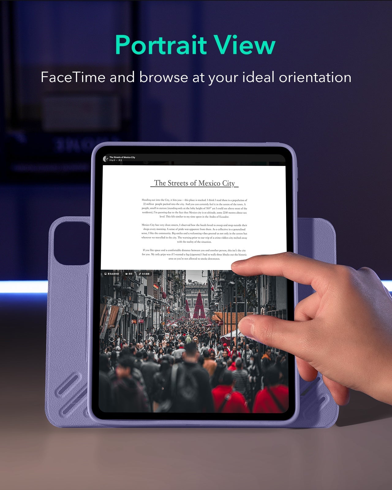 iPad Pro 11ʺ (2025) Shift Magnetic Case - Purple ESR ESR