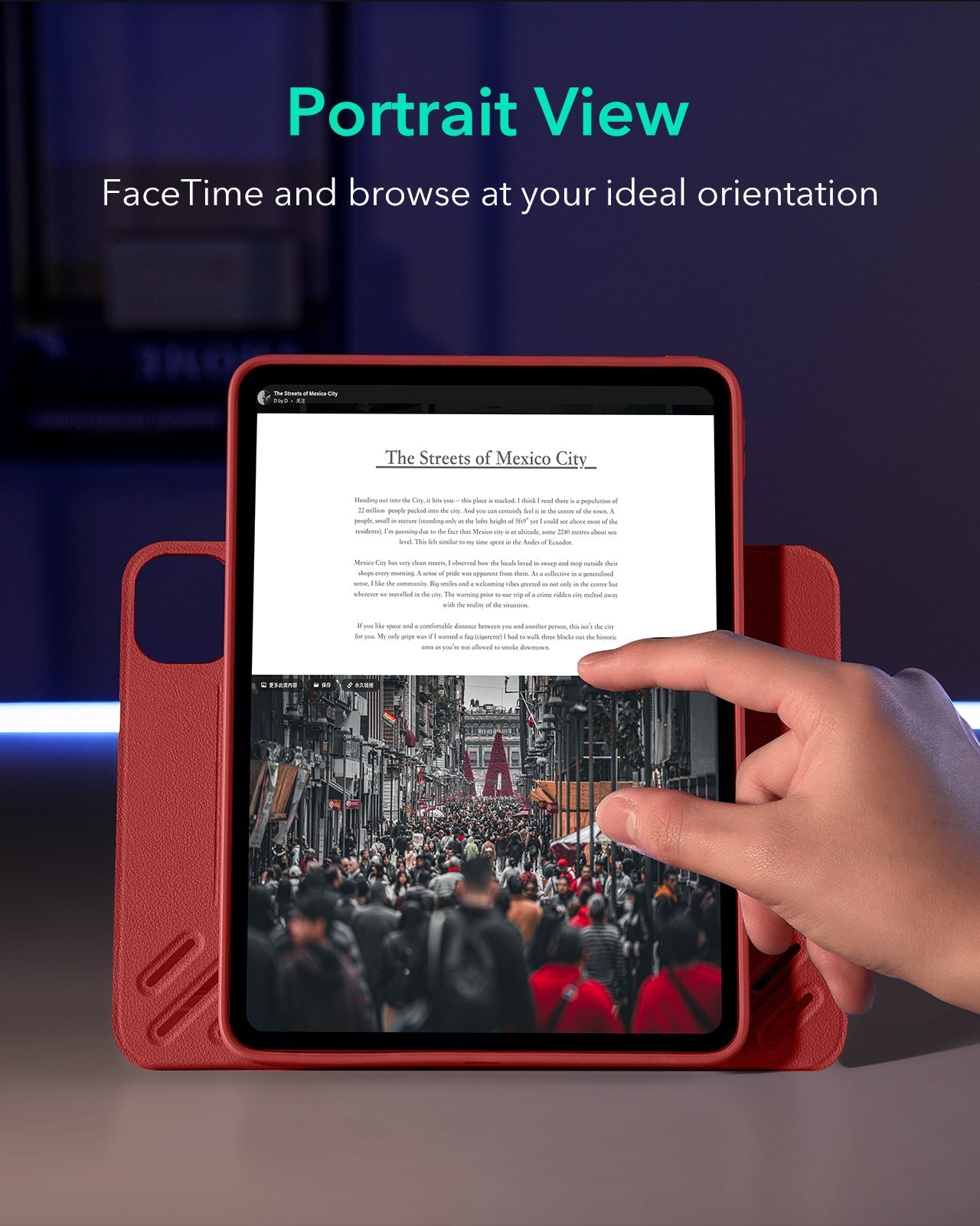 iPad Pro 11ʺ (2025) Shift Magnetic Case - Red ESR ESR
