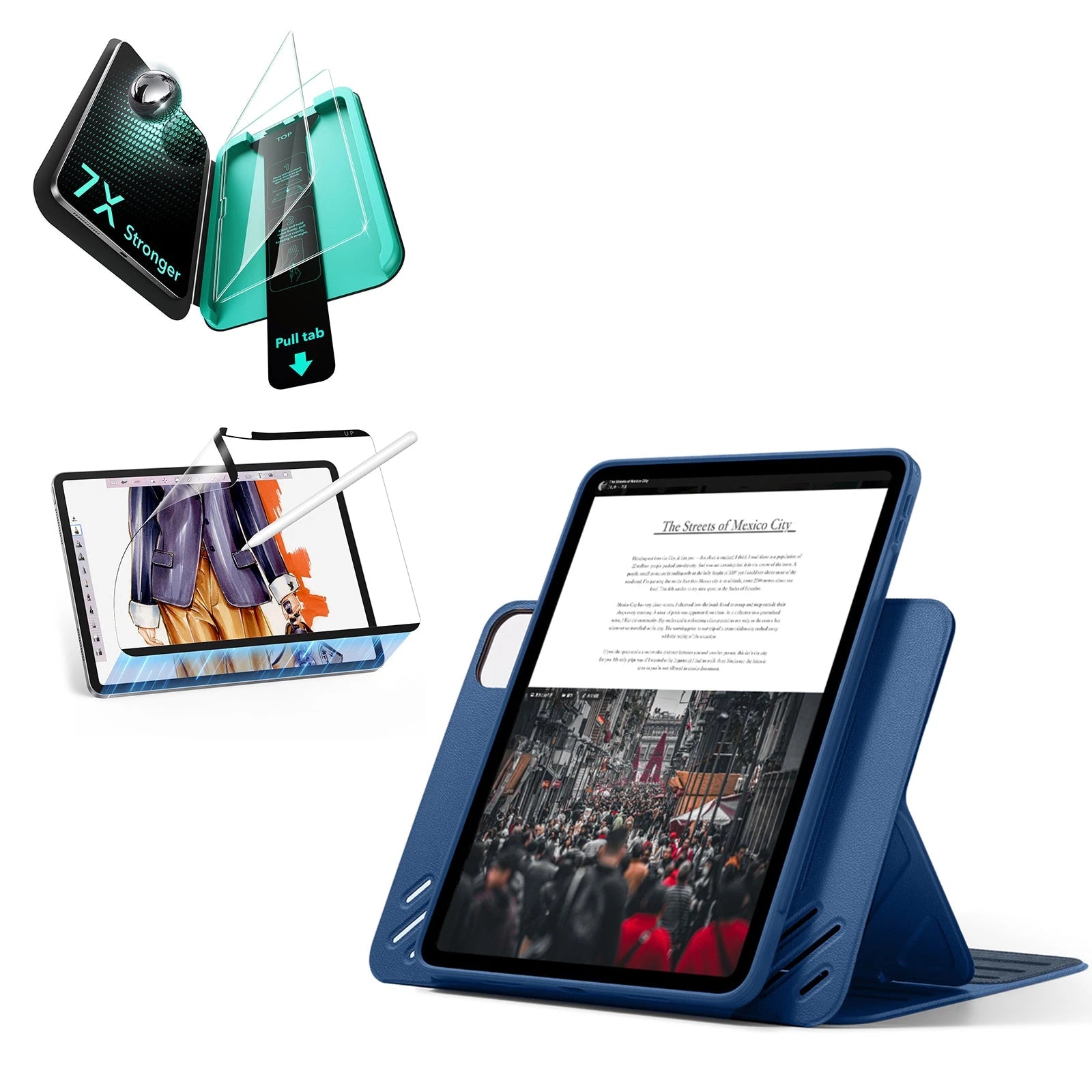 iPad Pro 11" (2025) Shift Transformation Bundle - Blue ESR ESR