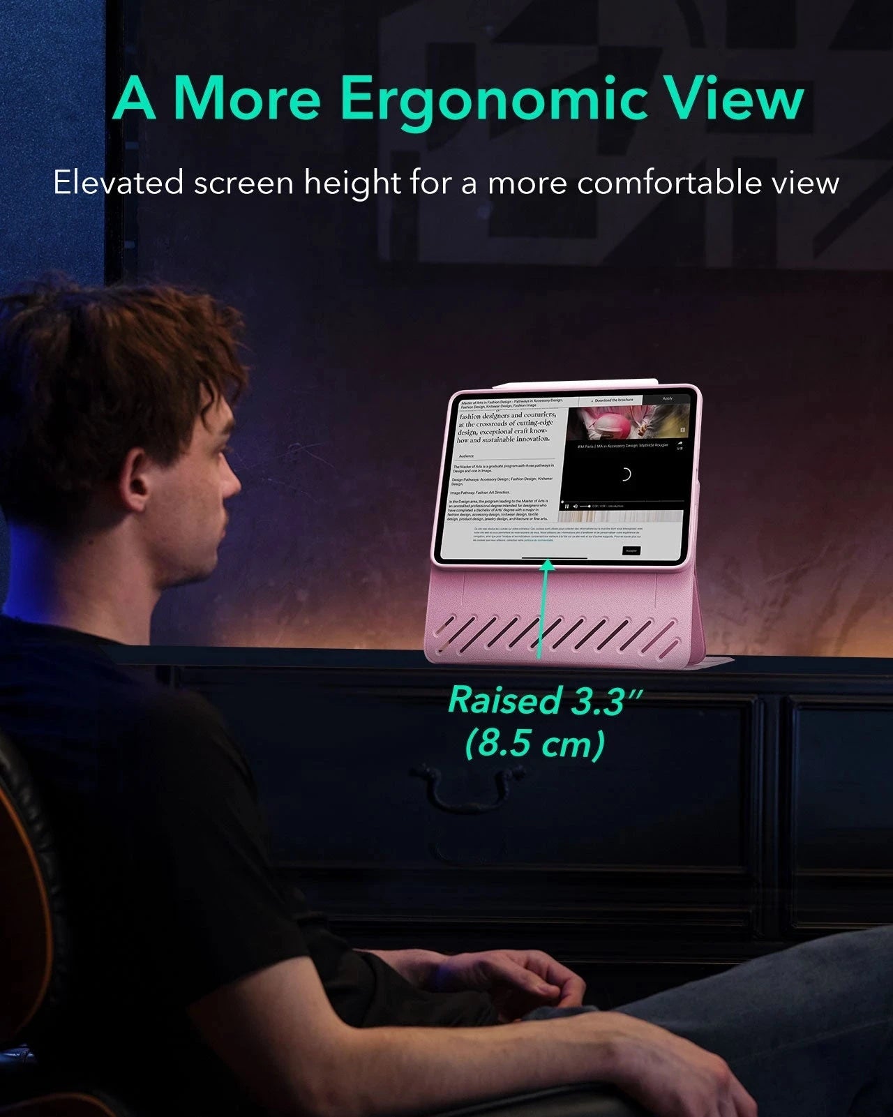 iPad Pro 11" (2025) Shift Transformation Bundle - Pink ESR ESR