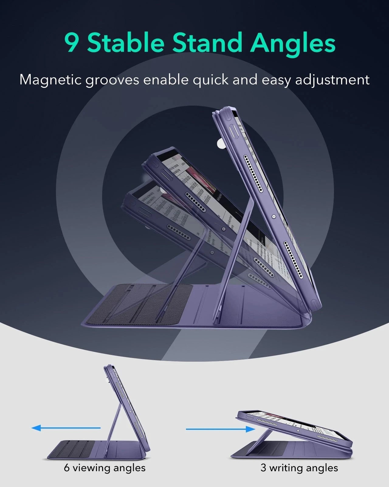 iPad Pro 11" (2025) Shift Transformation Bundle - Purple ESR ESR