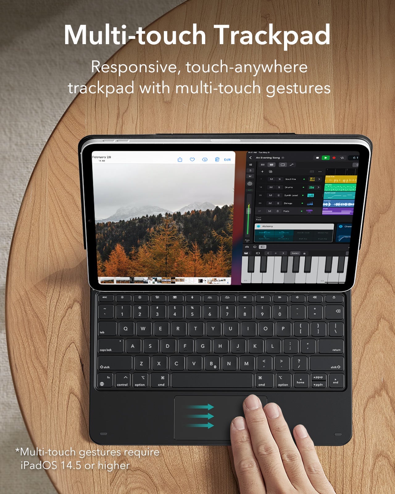 Rebound Magnetic Keyboard Case for iPad Air 13 inch (2024) - ESR
