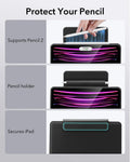 iPad Pro 12.9″ (6th/5th/4th/3rd Gen) Rebound Magnetic Keyboard Case 360 - US Layout-Black-protect your pencil