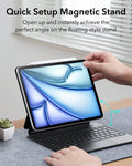 quick setup magnetic magnetic stand-open up and instantly achieve the perfect angle on the floating-style stand