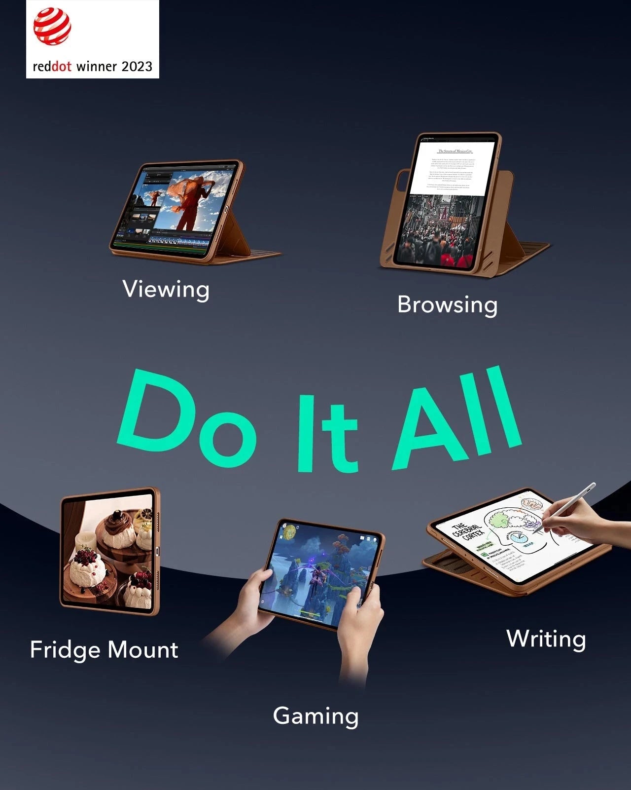 iPad Pro 13ʺ (2024) Shift Magnetic Case - Brown ESR ESR