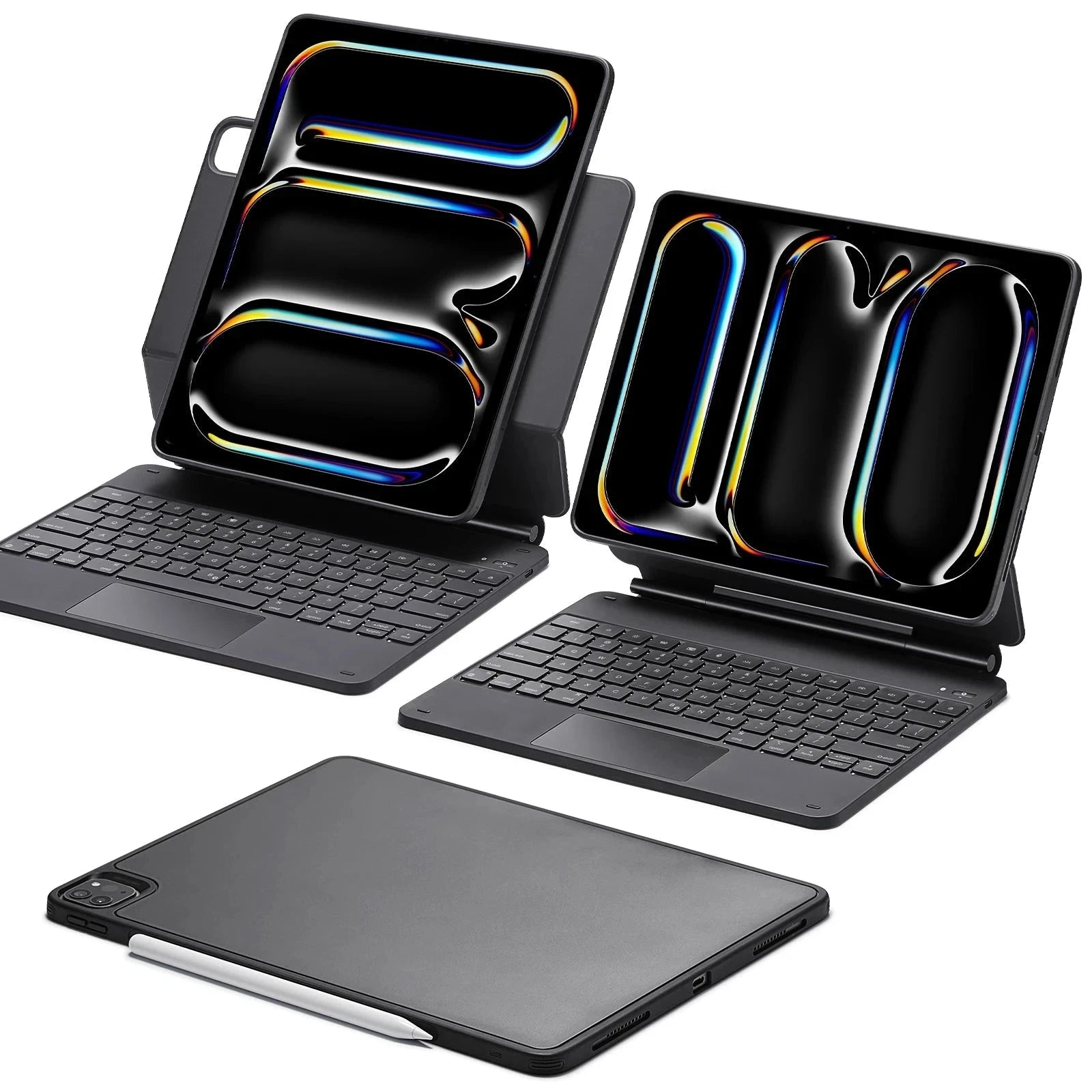 iPadアクセサリー ESR iPad Pro Magnetic Keyboard Case 360 Black iPad Pro 13-inch Keyboard Case(M5) with Trackpad|ESR Rebound 360