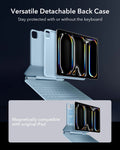 ipad_pro_13_inch_magnetic_keyboard_case_360_with_blue_case-Versatile detachable back case