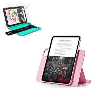 iPad Pro 13" (2025) Bundle Shift Magnetic Case & Armorite® Paper-Feel Protection - Pink ESR ESR