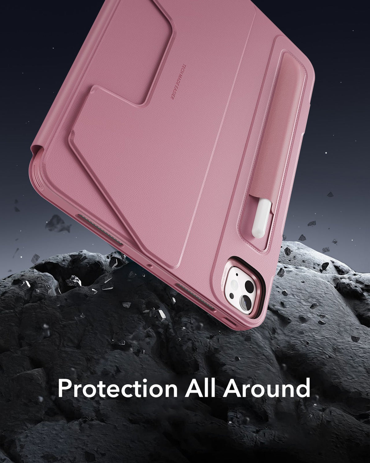 iPad Pro 13" (2025) Bundle Shift Magnetic Case & Armorite® Paper-Feel Protection - Pink ESR ESR