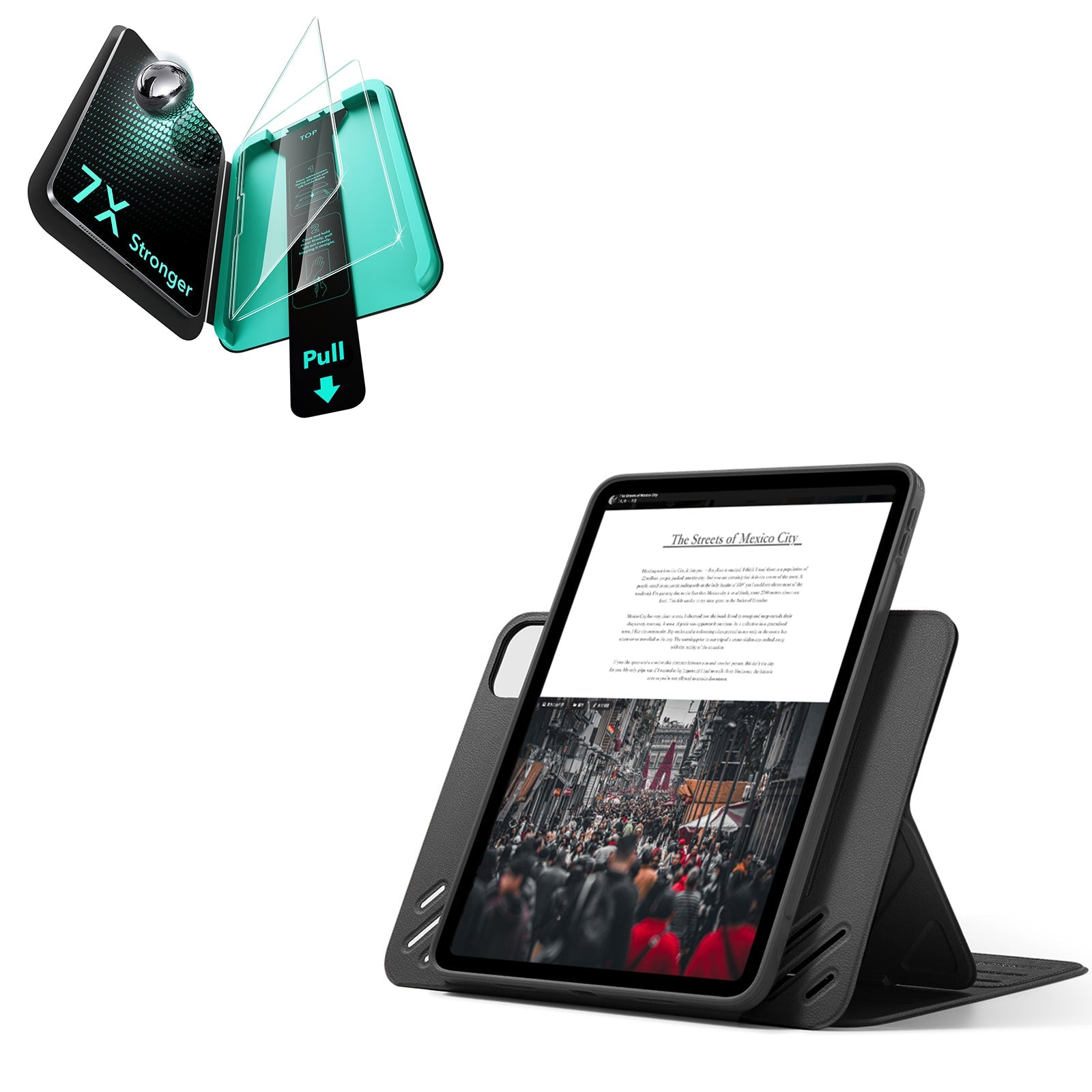 iPad Pro 13" (2025) Bundle Shift Magnetic Case & Armorite® Protection - Black ESR ESR