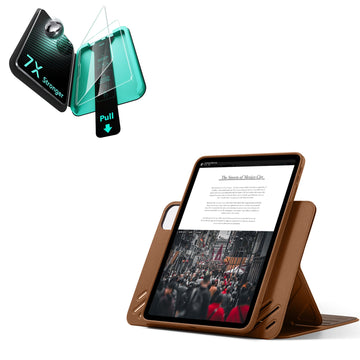 iPad Pro 13" (2025) Bundle Shift Magnetic Case & Armorite® Protection - Brown ESR ESR