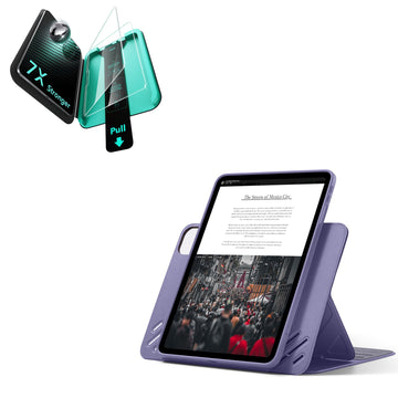 iPad Pro 13" (2025) Bundle Shift Magnetic Case & Armorite® Protection - Purple ESR ESR