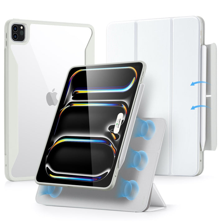 ESR iPad Pro 13" Rebound Hybrid Case 360 in Brilliant White
