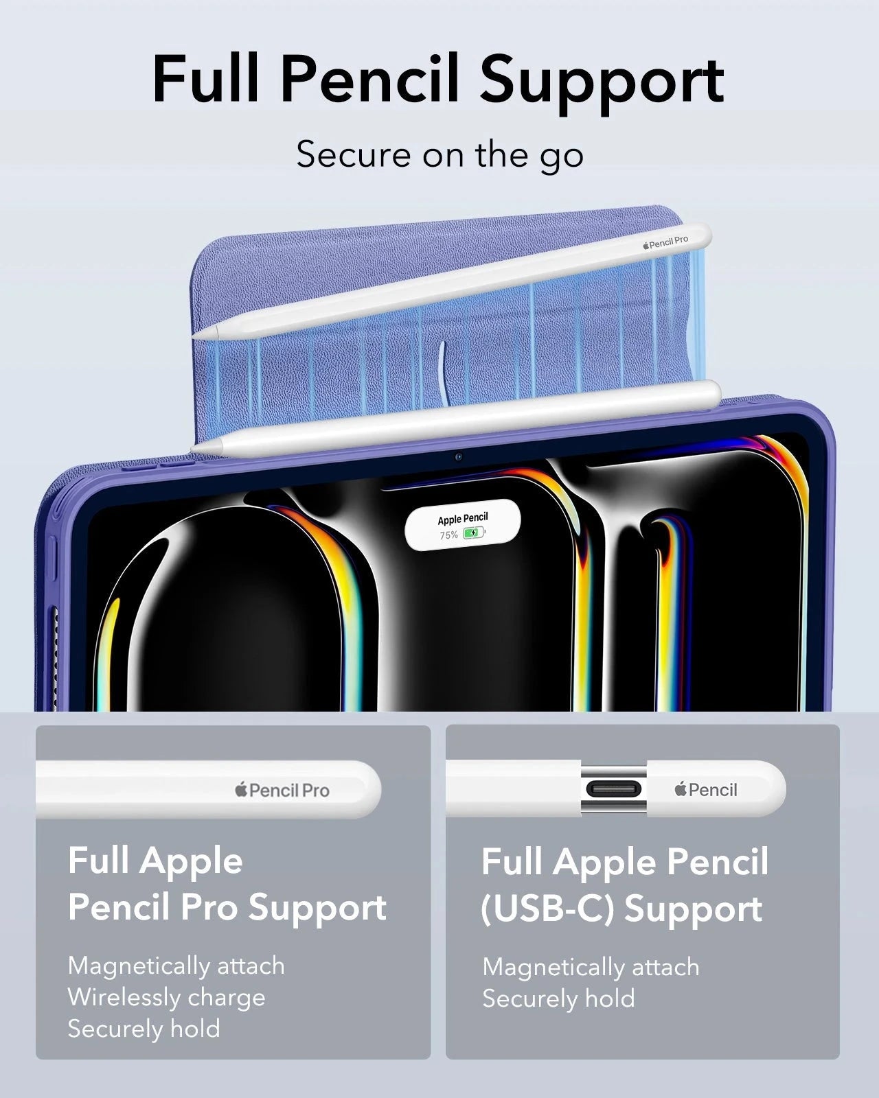 iPad Pro 13ʺ (2025) Rebound Hybrid Case 360 - Lavender ESR ESR