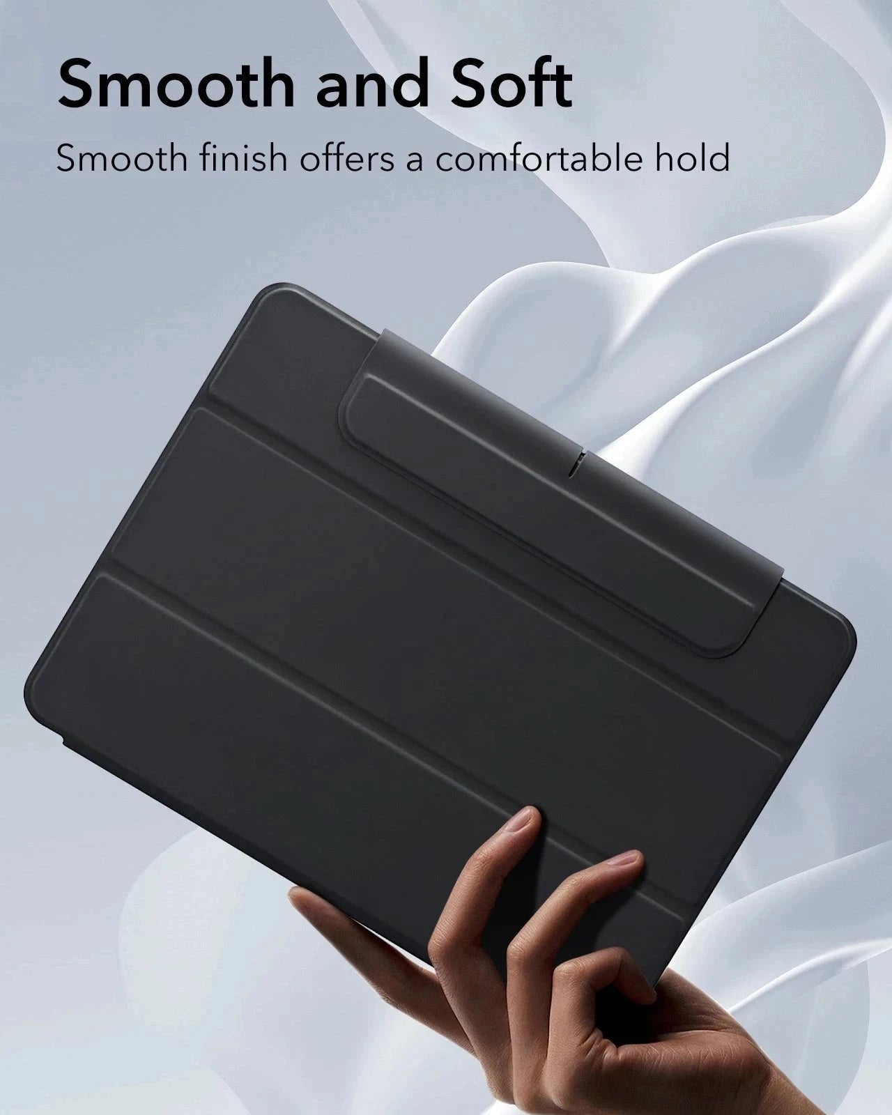 magnetic clear ipad pro 13 inch case with smooth and soft
