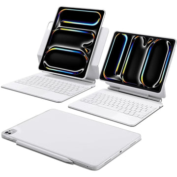iPad Pro 13" (2025) Rebound Magnetische Tastatur Hülle 360 - DE Layout-Weiß ESR ESR
