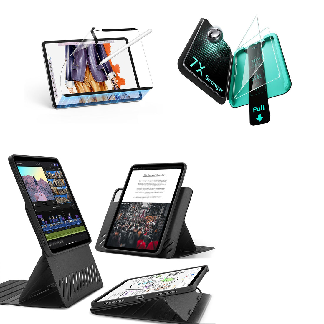 iPad Pro 13" (2025) Shift Transformation Bundle - Black ESR ESR