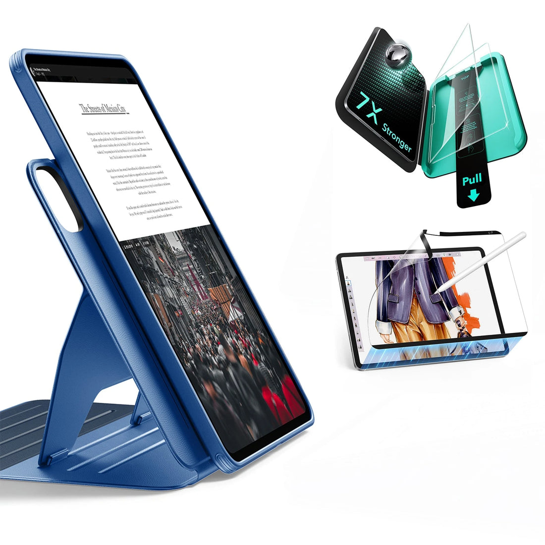 iPad Pro 13" (2025) Shift Transformation Bundle - Blue ESR ESR