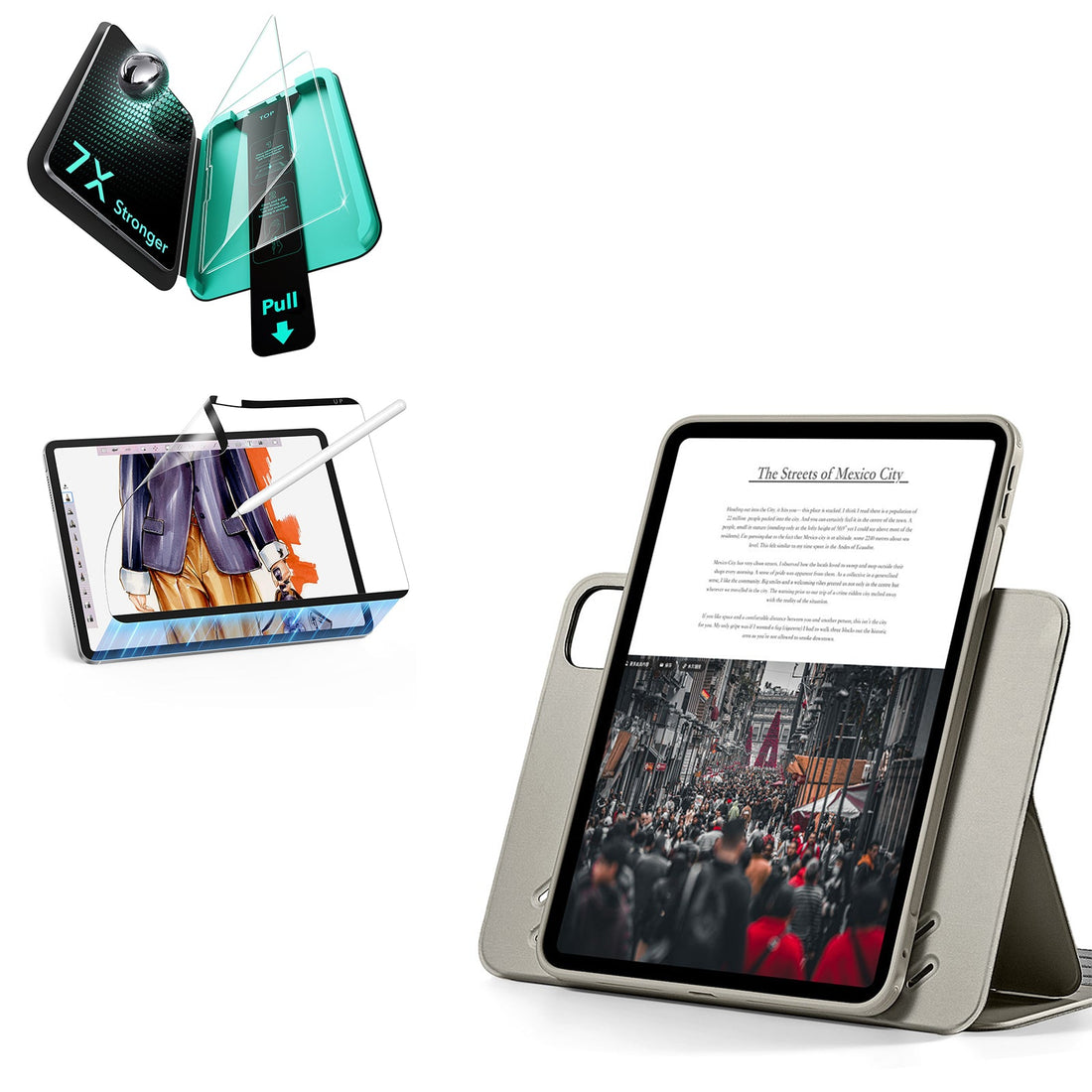 iPad Pro 13" (2025) Shift Transformation Bundle - Titanium ESR ESR