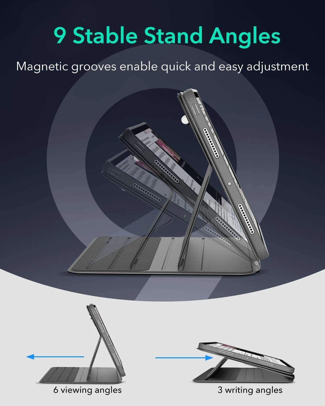 iPad Pro 13" (2025) Shift Transformation Bundle - Grey ESR ESR