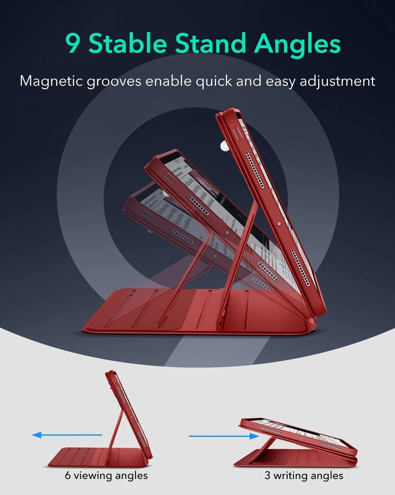 iPad Pro 13" (2025) Shift Transformation Bundle - Red ESR ESR