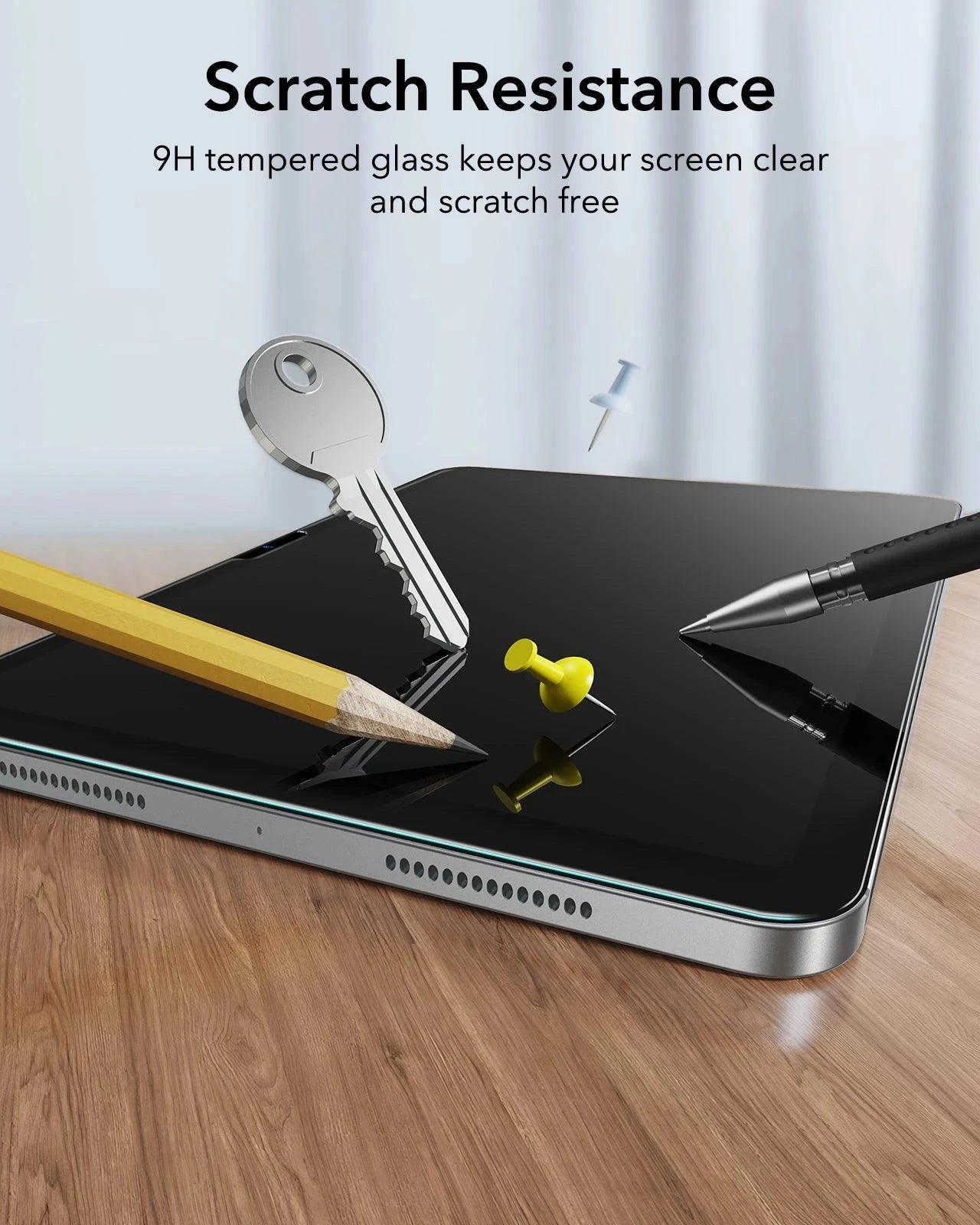 Tempered-Glass iPad Pro 13 (M4) Screen Protector with Install Kits