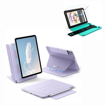 iPad Pro 13" (M5) 2025 AirStance Magnetic Case & Writing Bundle - Purple ESR ESR
