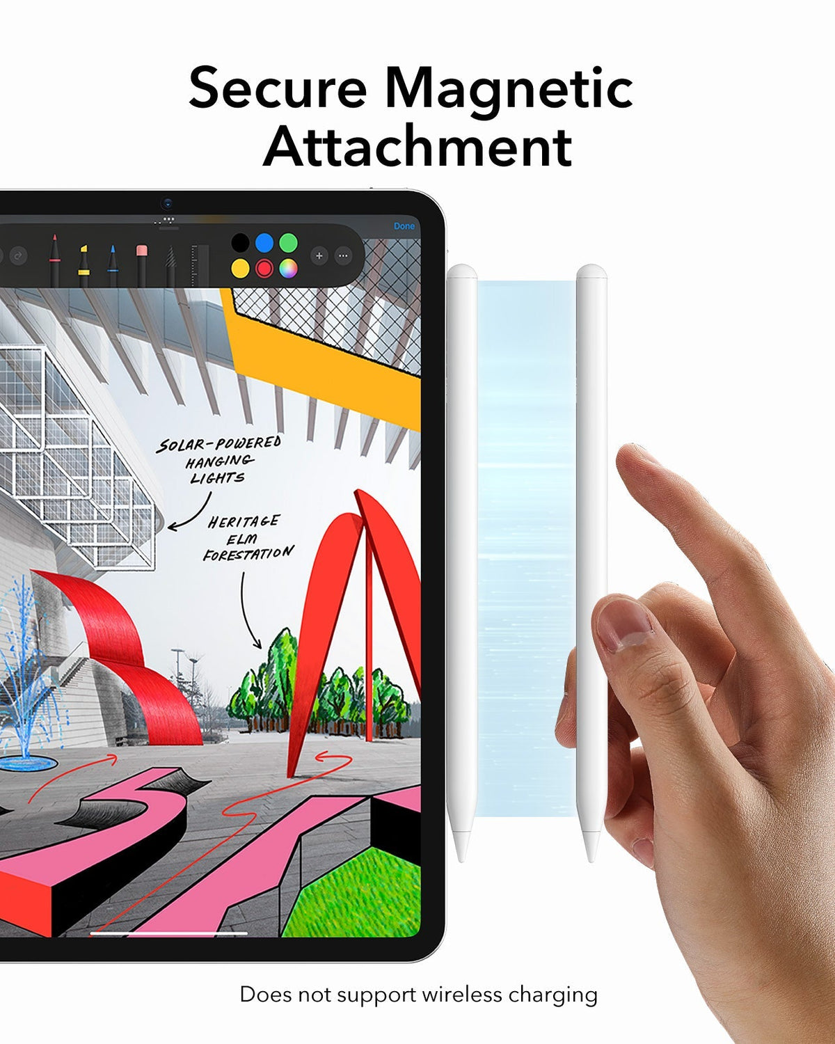 Shift Flexible Keyboard & Accurate Pencil Bundle-secure magnetic attachment