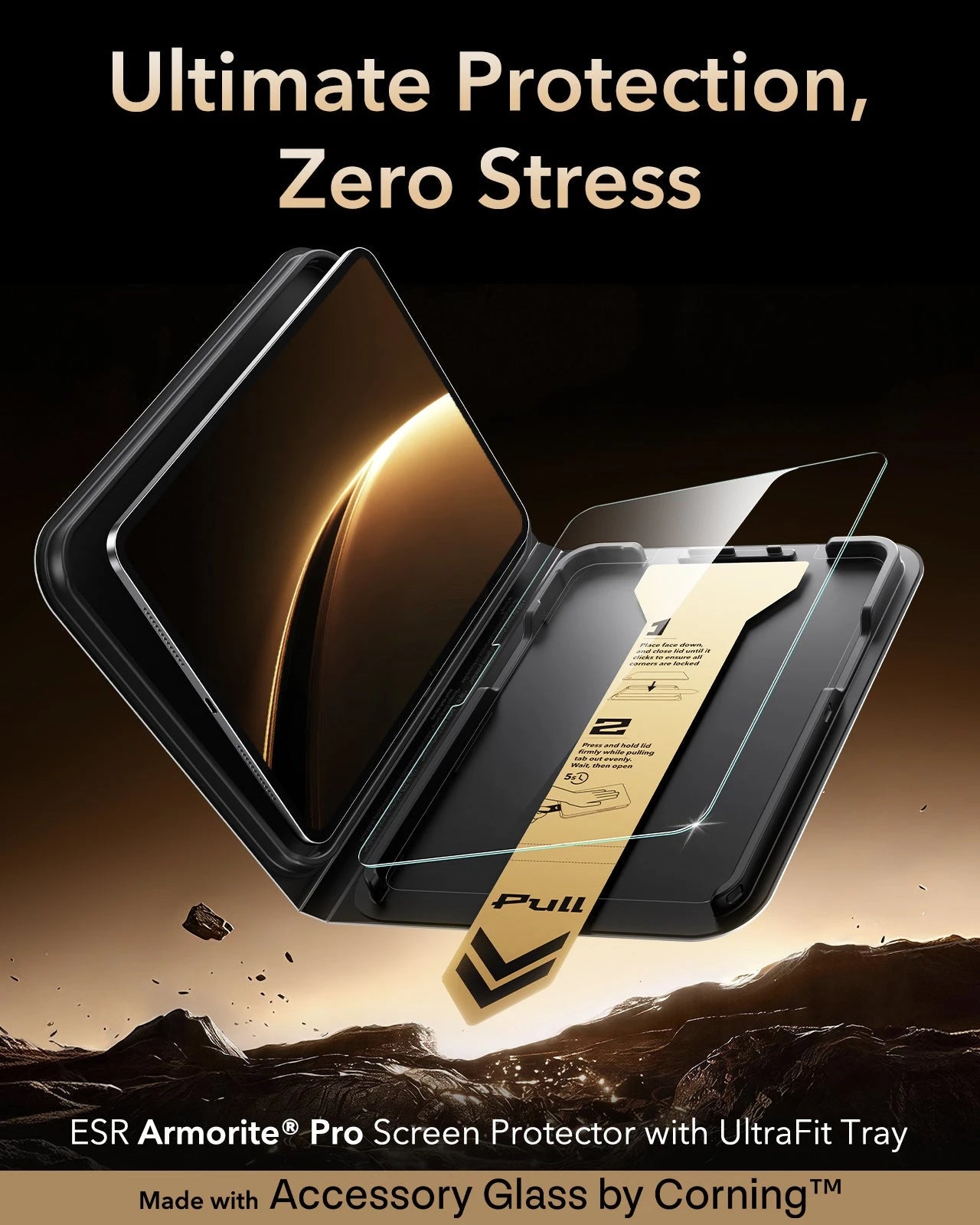 iPad Pro 13" (M5) 2025 UltraFit Armorite® Pro Screen Protector - 1 Pack ESR ESR