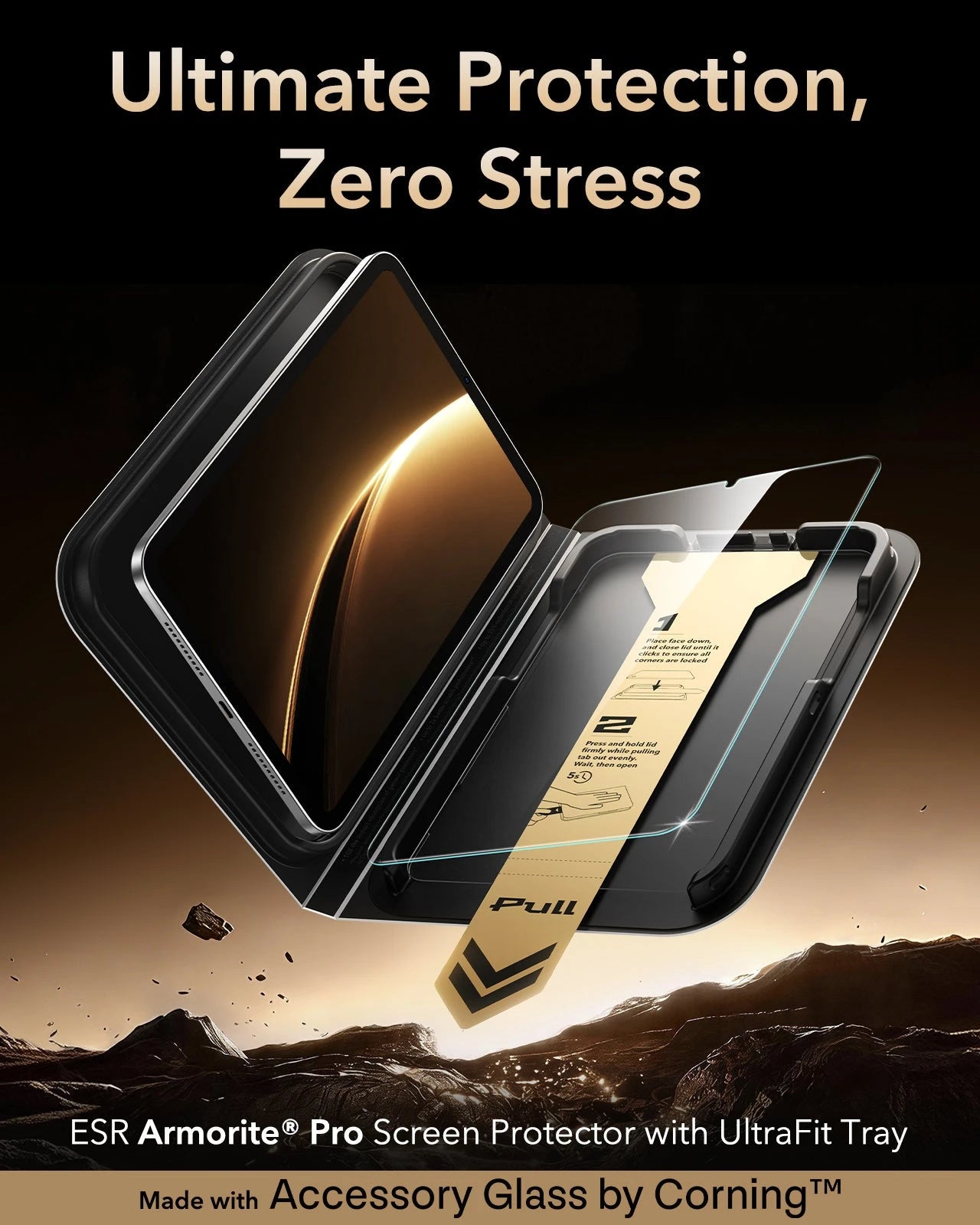 iPad mini A17 Pro/mini 6th Gen UltraFit Armorite® Pro Screen Protector - 1 Pack ESR ESR