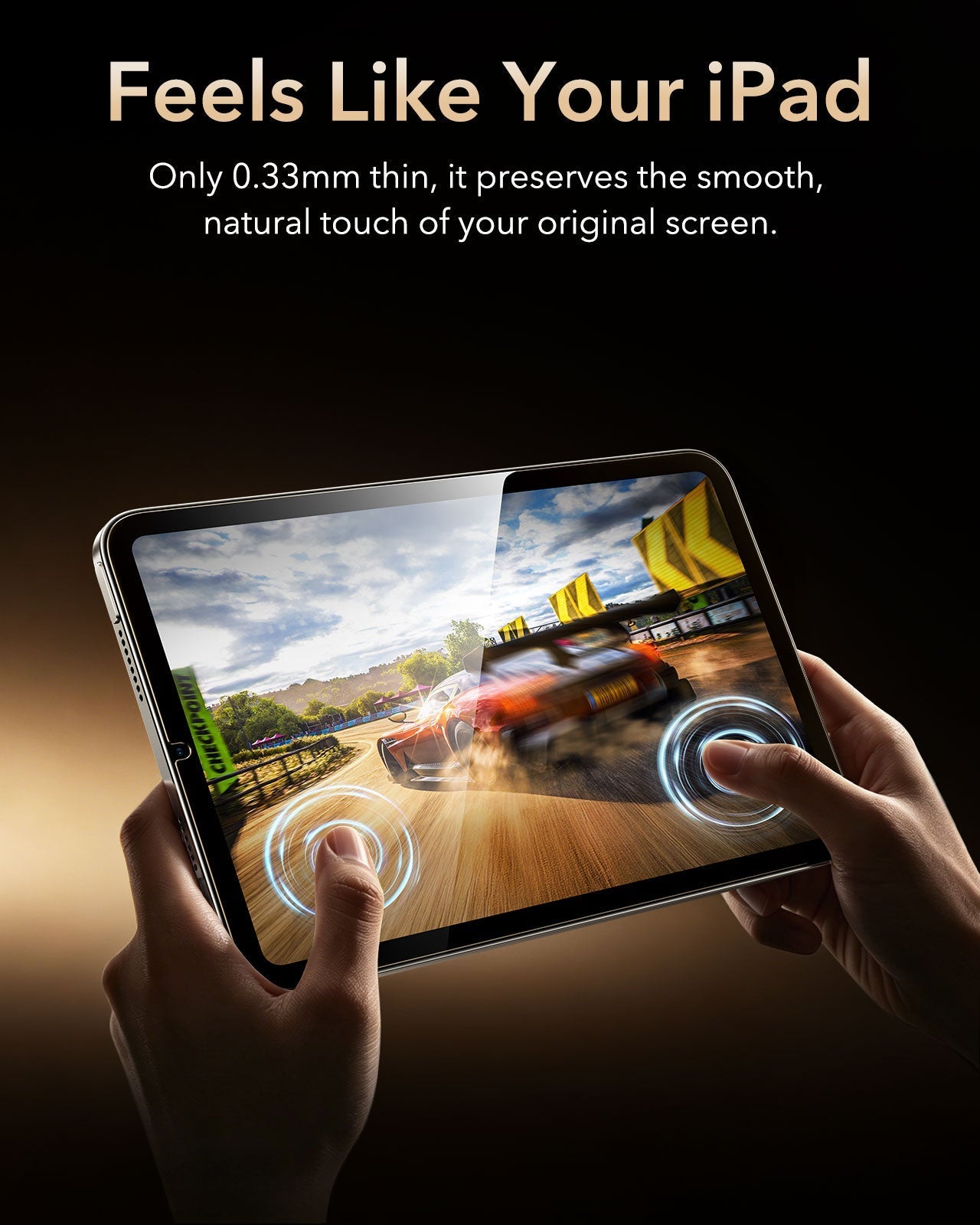 iPad mini A17 Pro/mini 6th Gen UltraFit Armorite® Pro Screen Protector - 1 Pack ESR ESR
