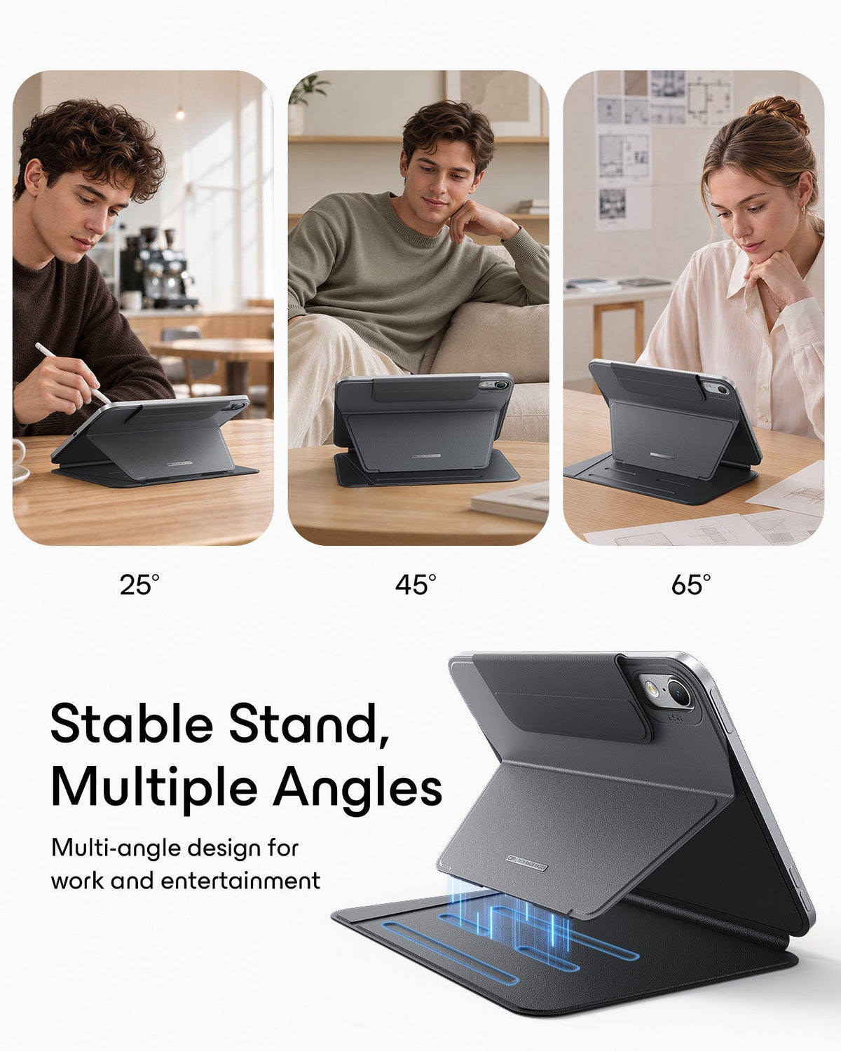 iPad mini (A20 Pro) AirStance Magnetic Case - Black ESR ESR