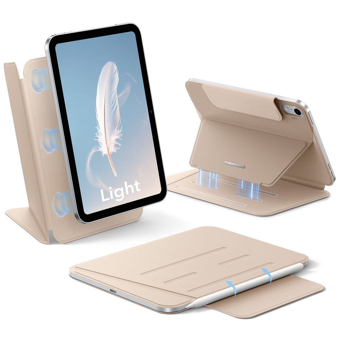 iPad mini (A20 Pro) AirStance Magnetic Case - Sand ESR ESR