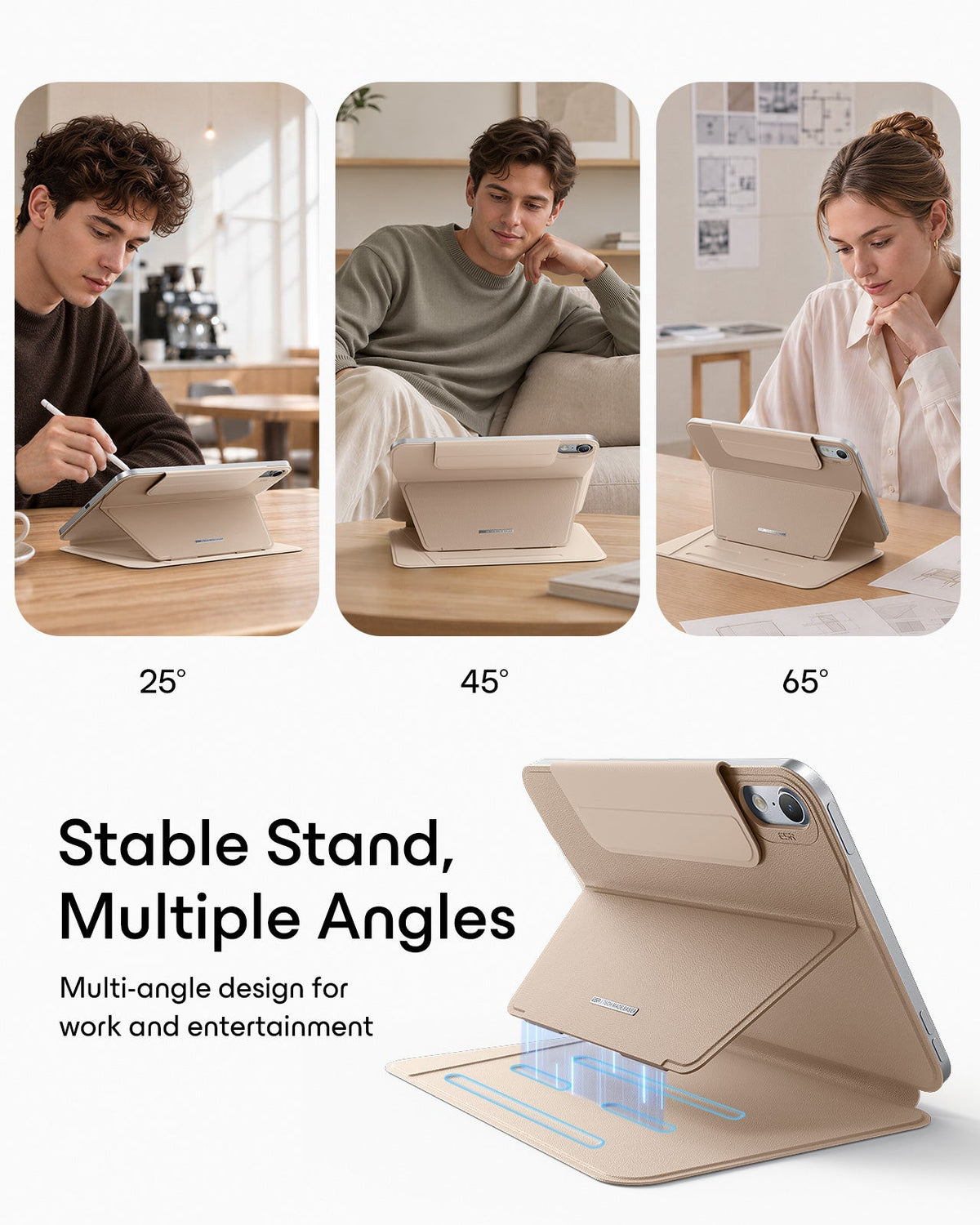 iPad mini (A20 Pro) AirStance Magnetic Case - Sand ESR ESR